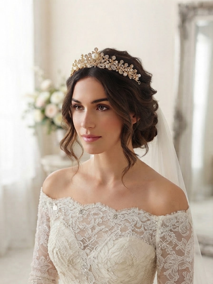 Corona novia Miriam