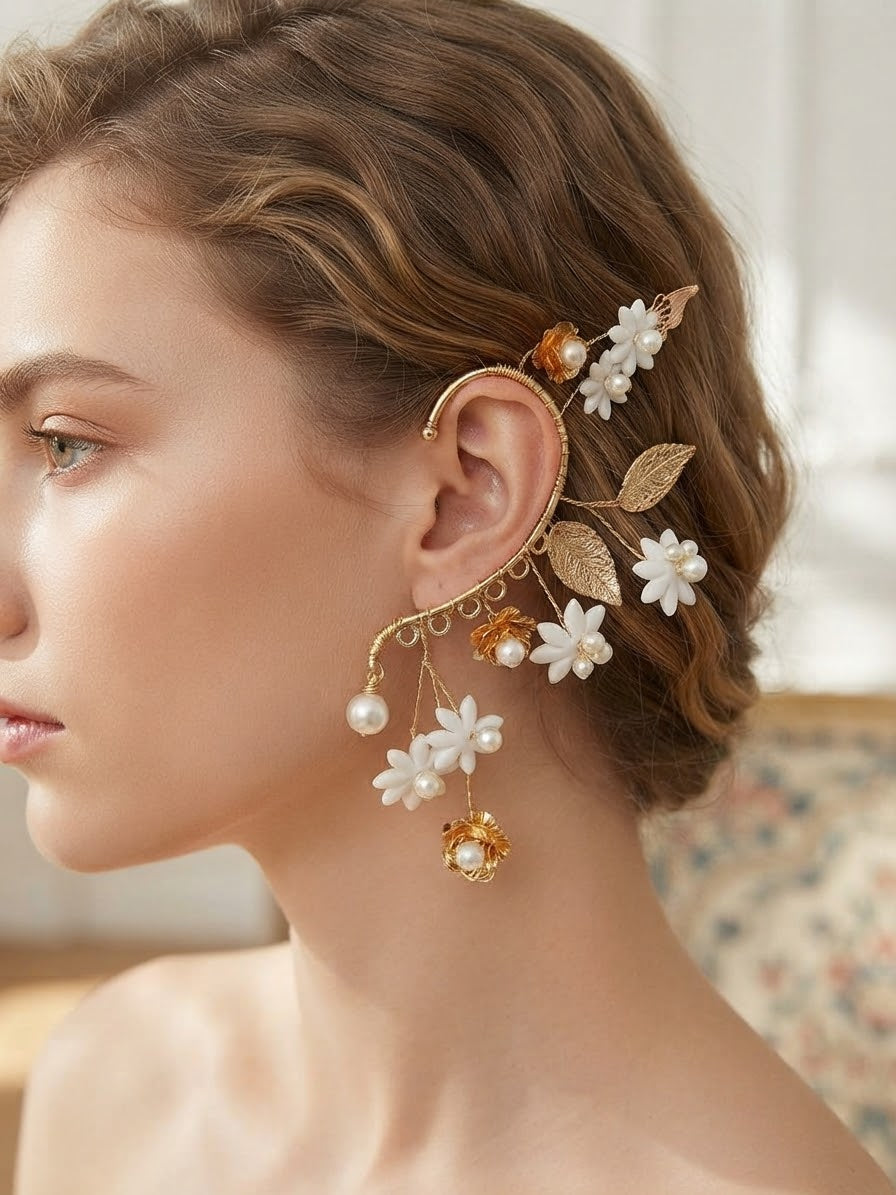 Ear Cuff Jardín Dorado