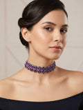 Choker Destellos Morados