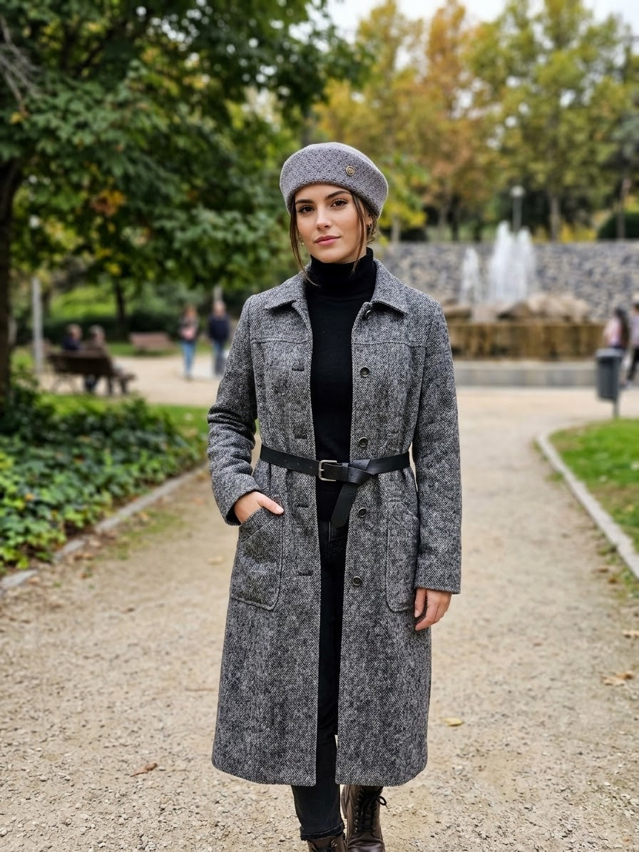 Gorro Chic París Gris