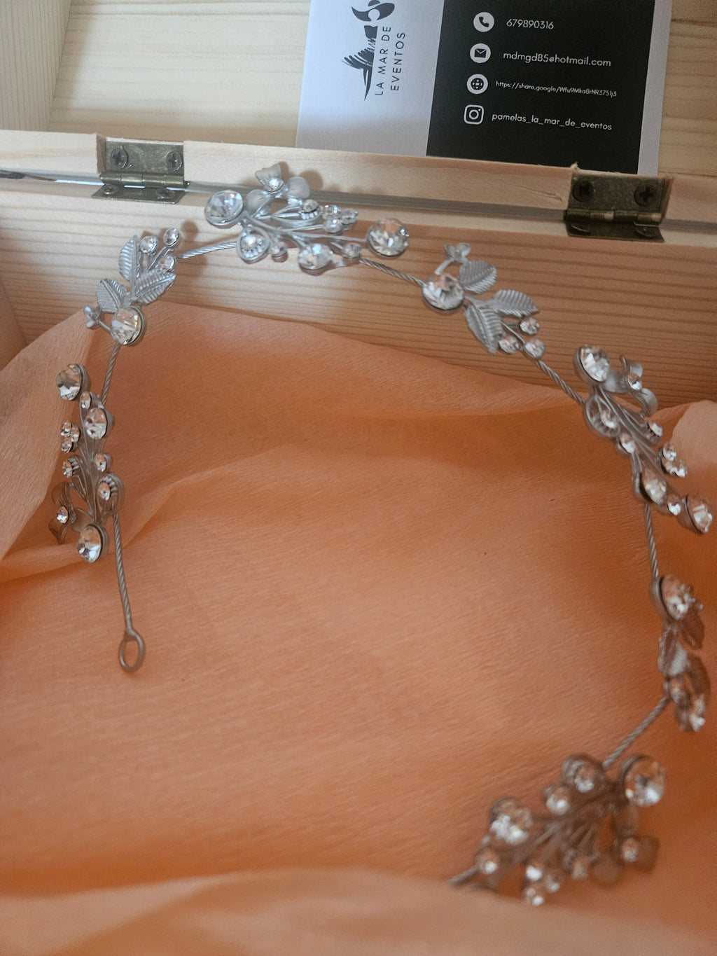 Tiara novia Claudia