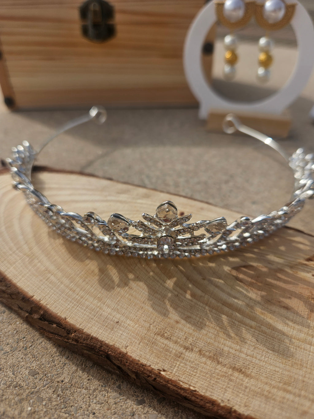 Diadema novia Amor