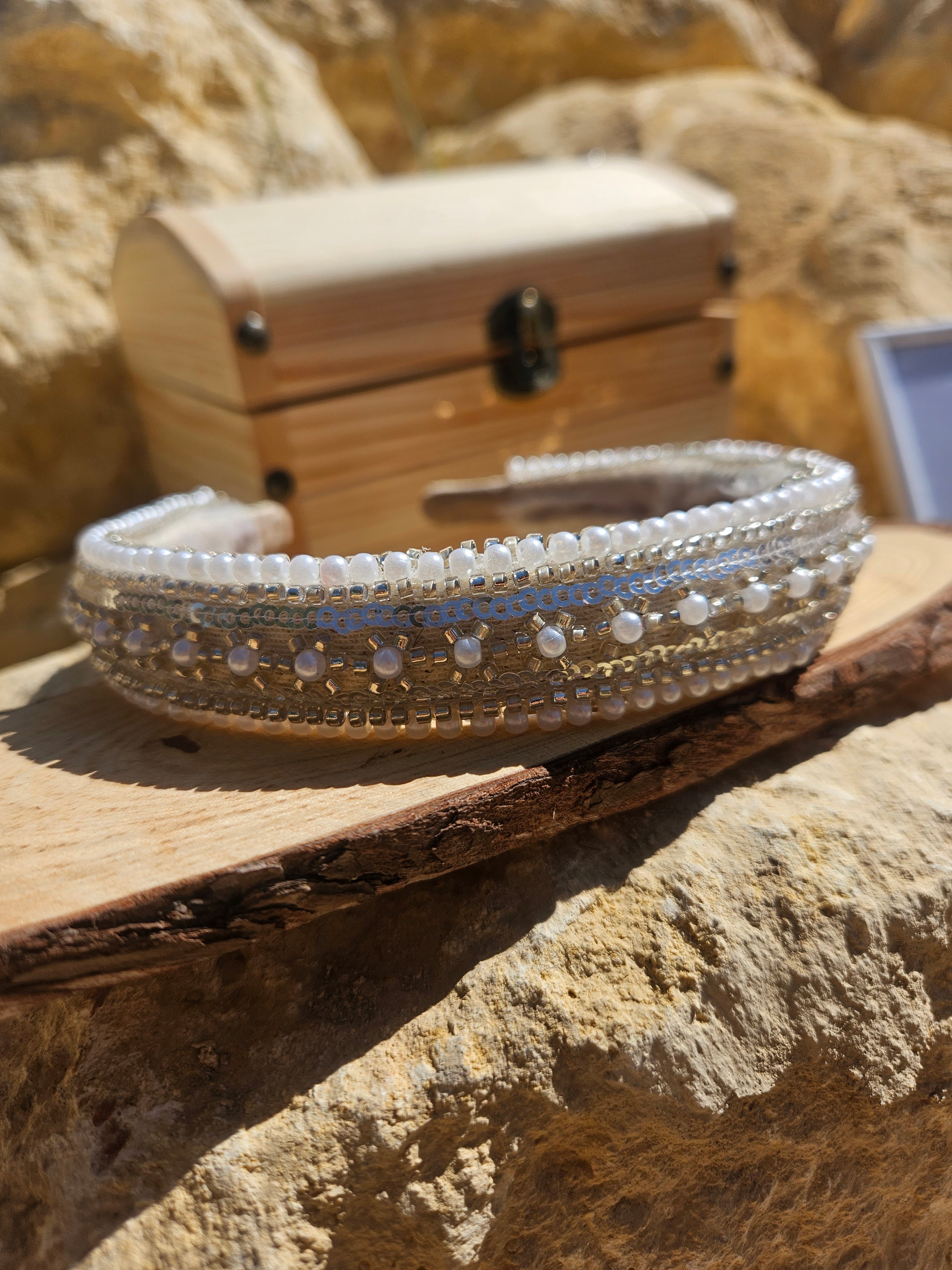 Diadema novia Sara