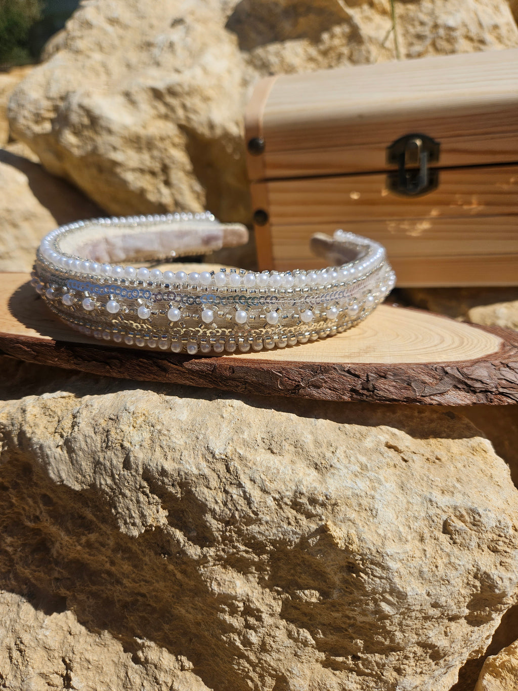Diadema novia Sara