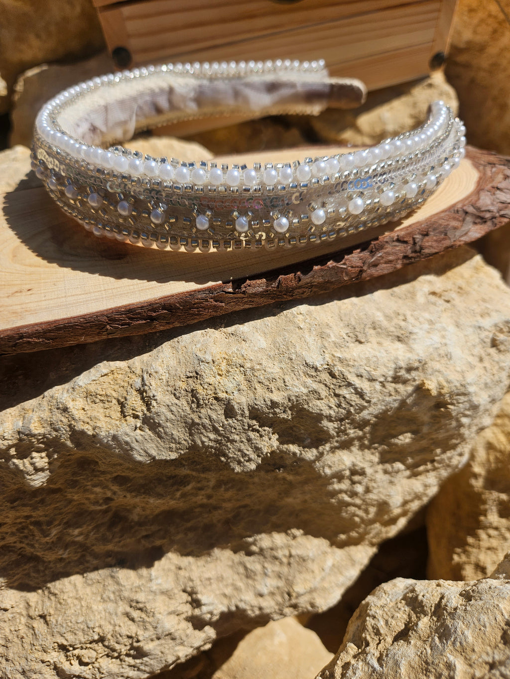 Diadema novia Sara
