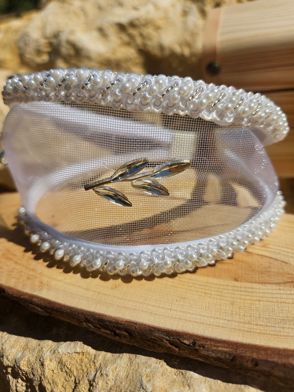 Diadema novia Fiorella