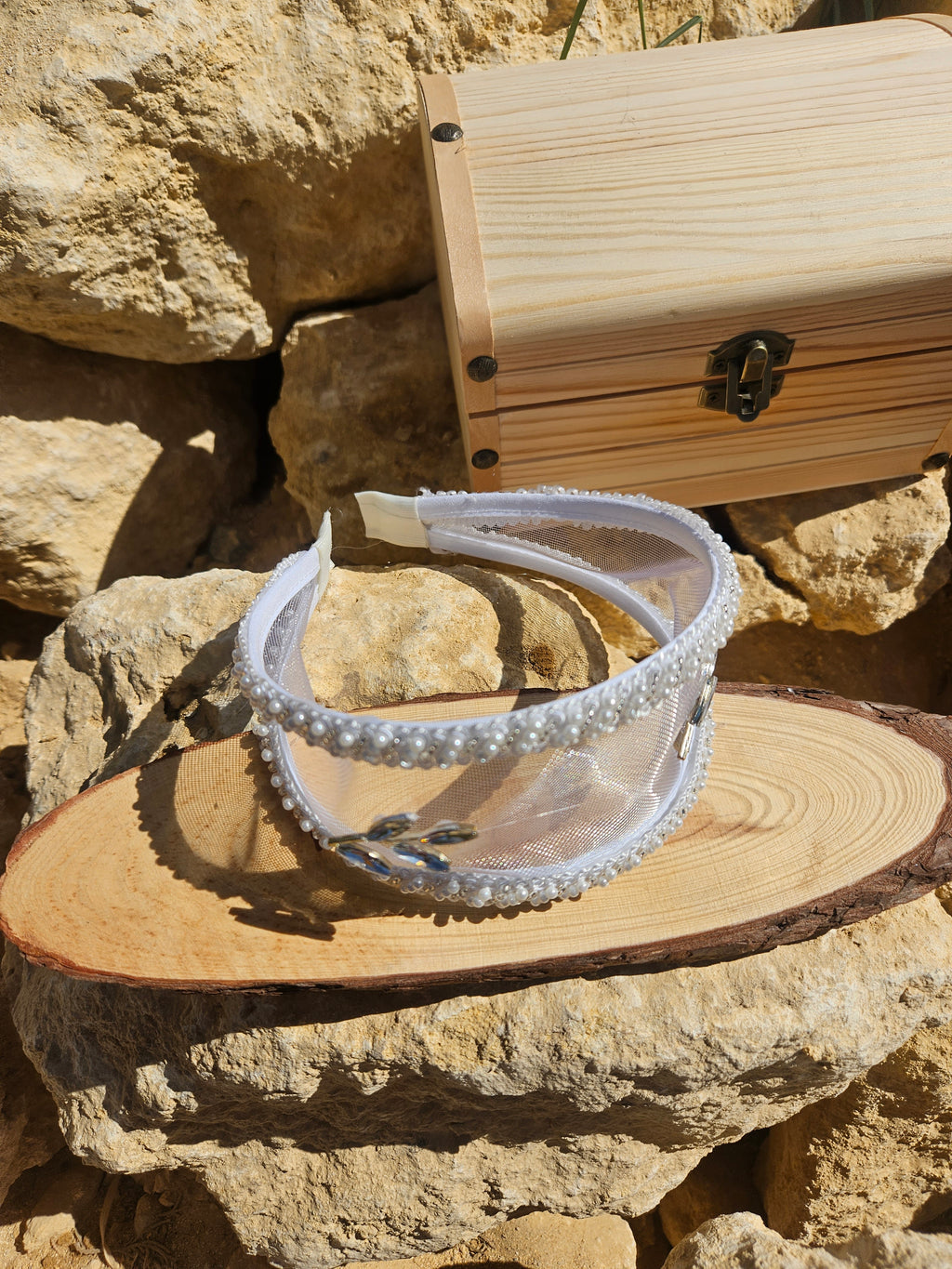 Diadema novia Fiorella