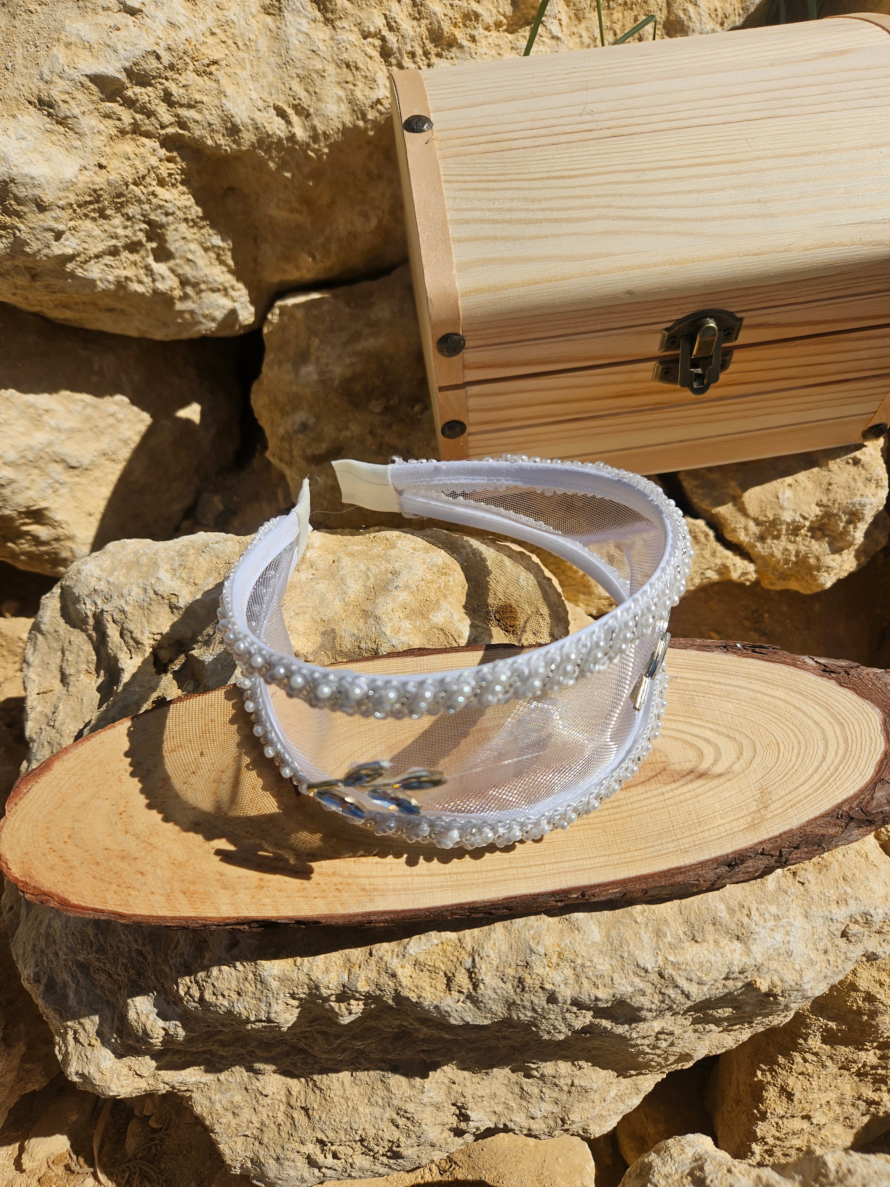 Diadema novia Fiorella