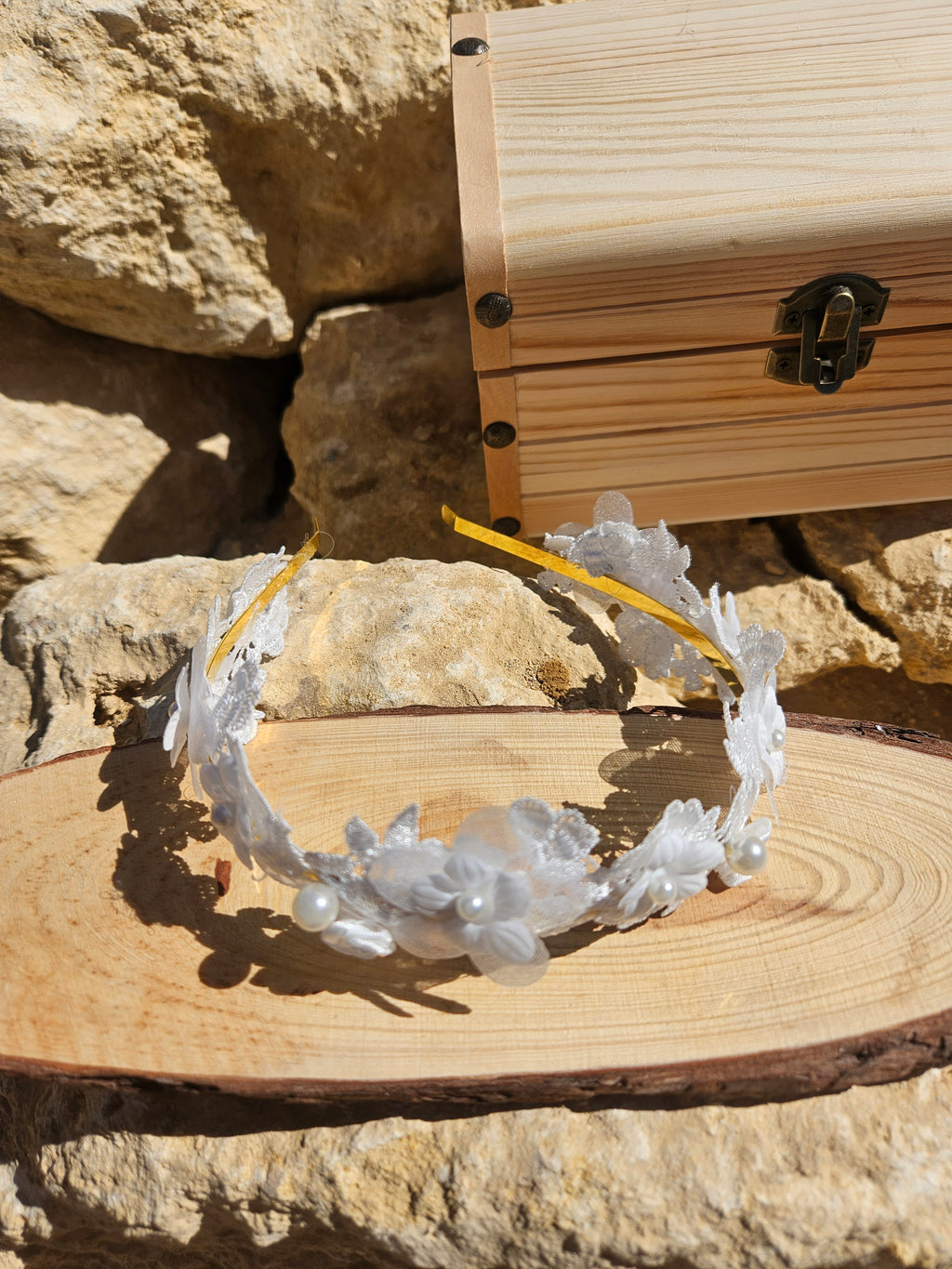 Diadema novia Allegra