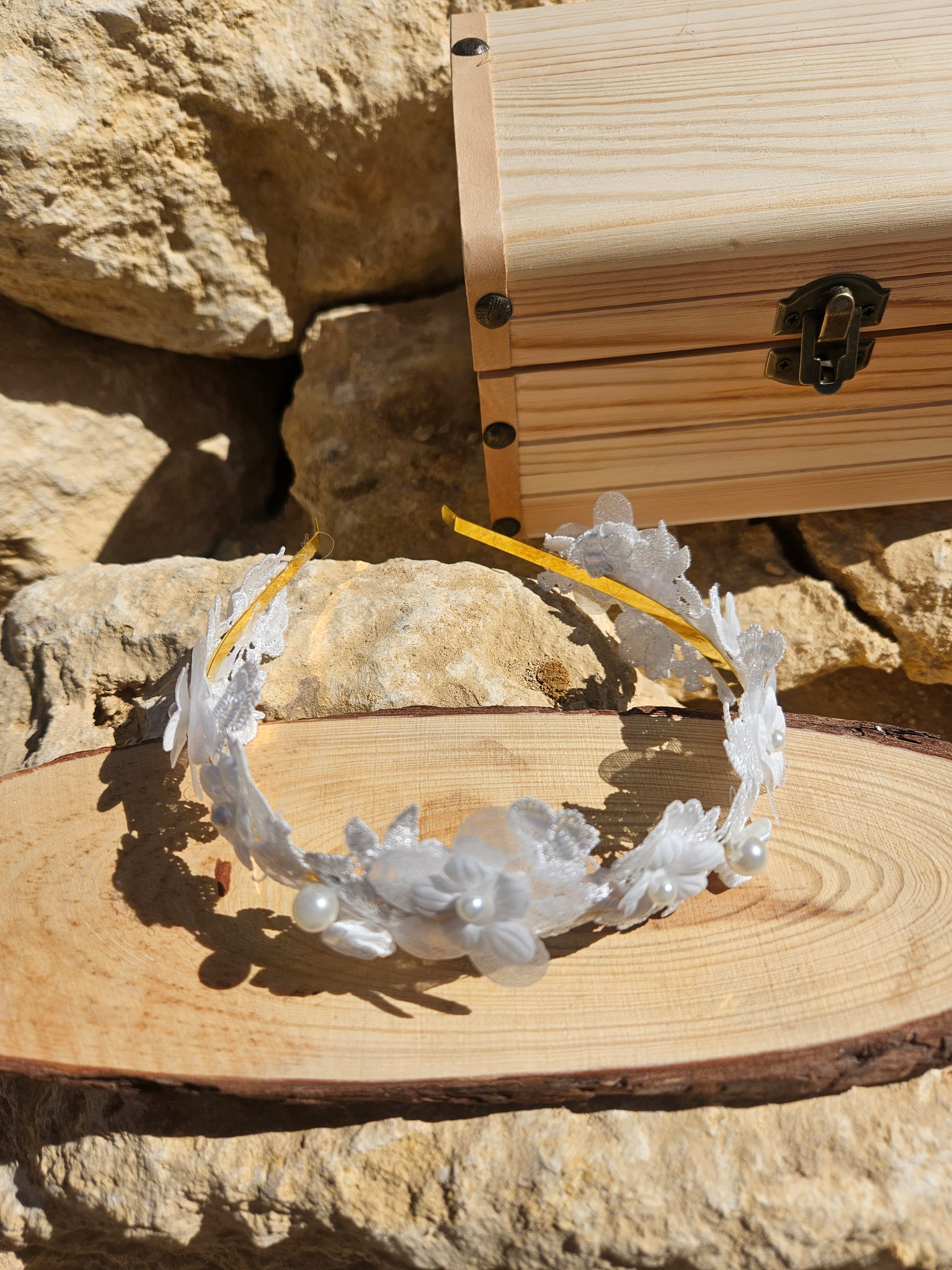 Diadema novia Allegra