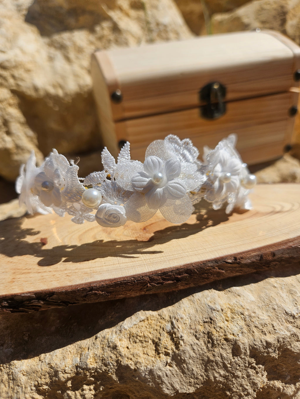 Diadema novia Allegra