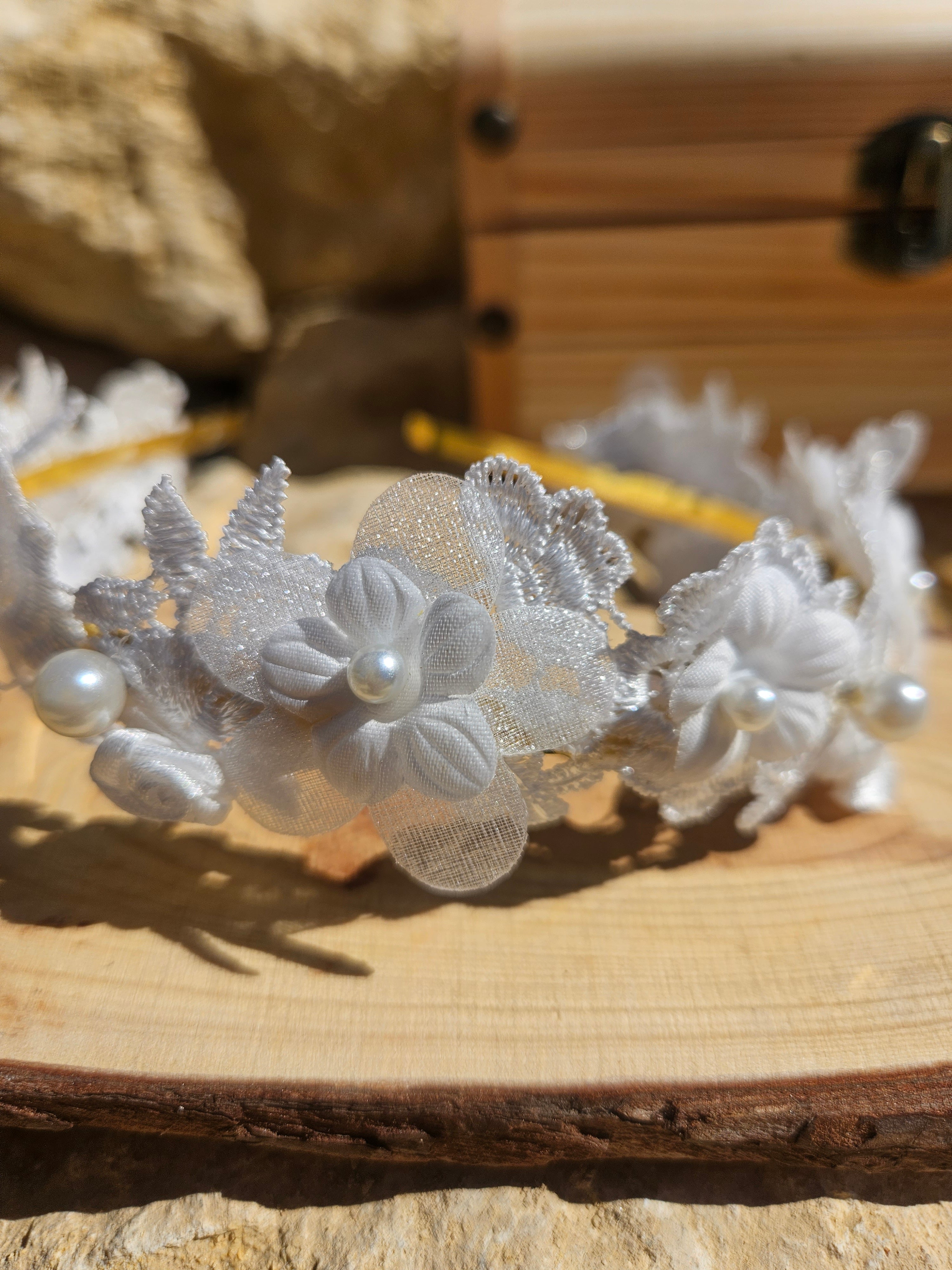 Diadema novia Allegra