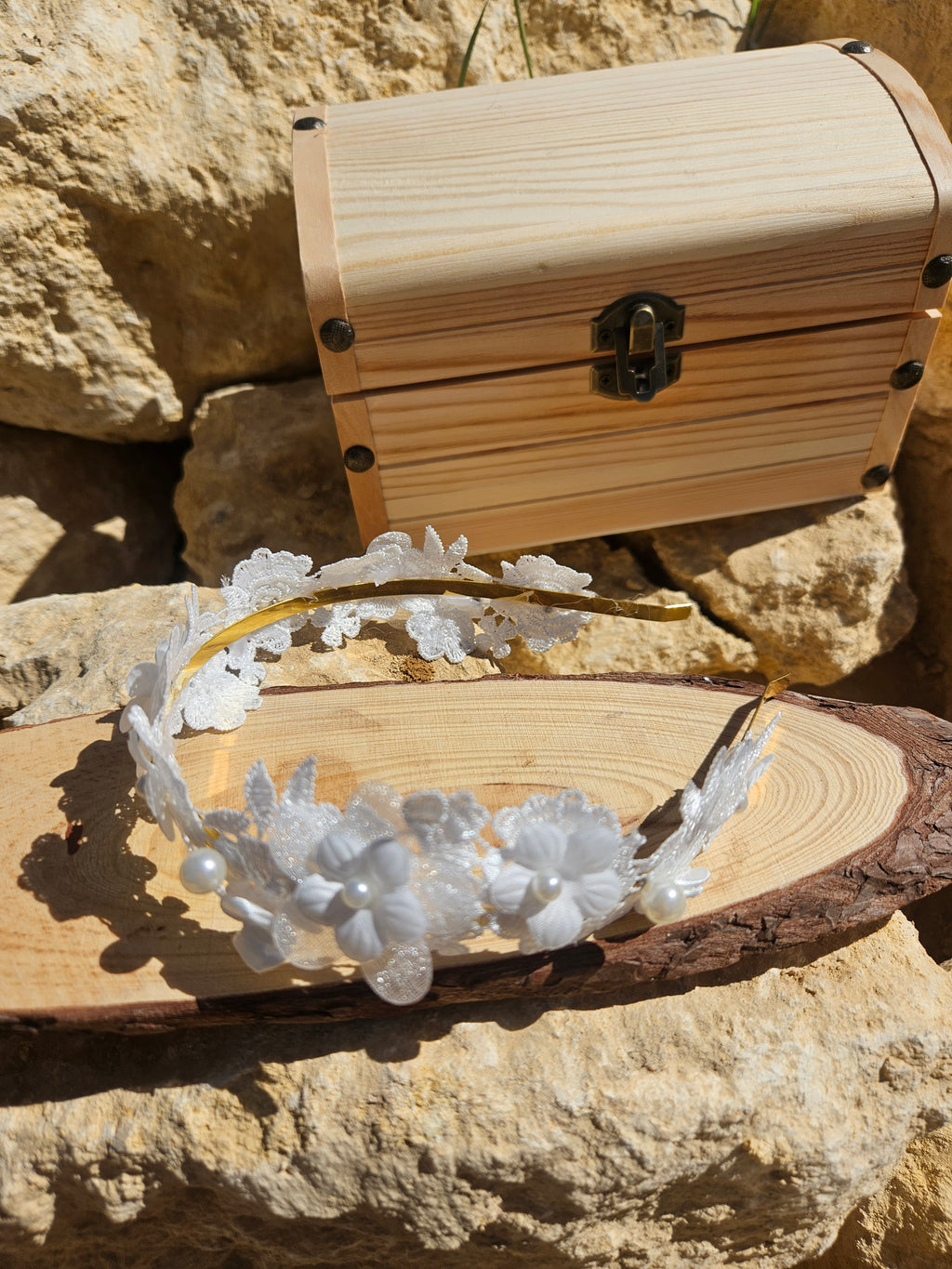 Diadema novia Allegra