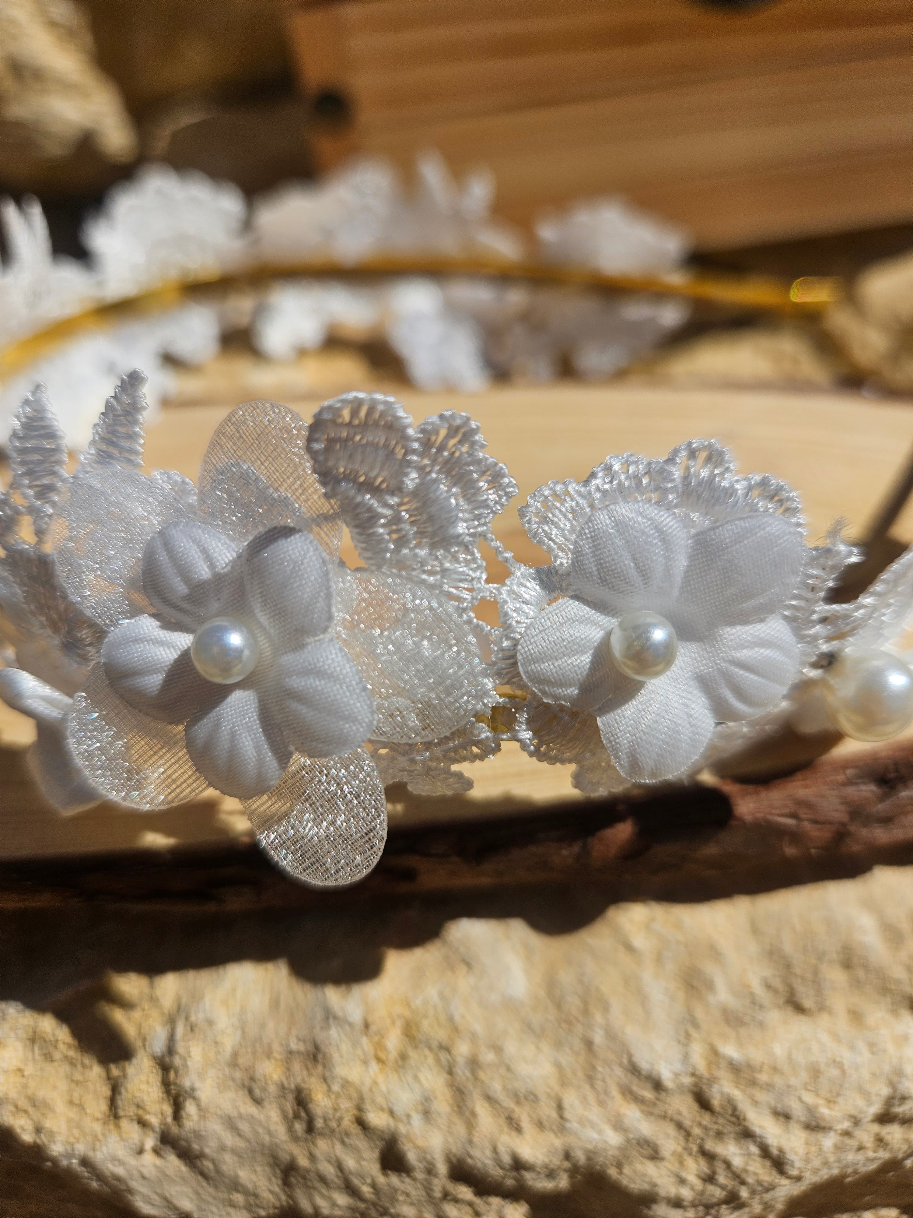 Diadema novia Allegra
