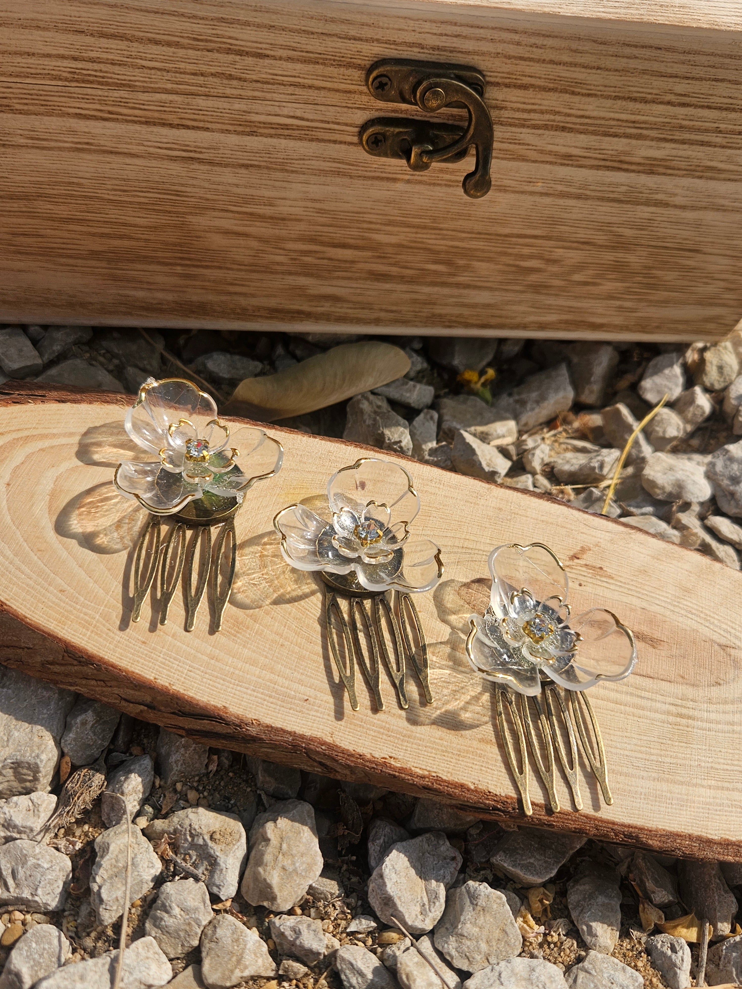 Pendientes Flor Invisible