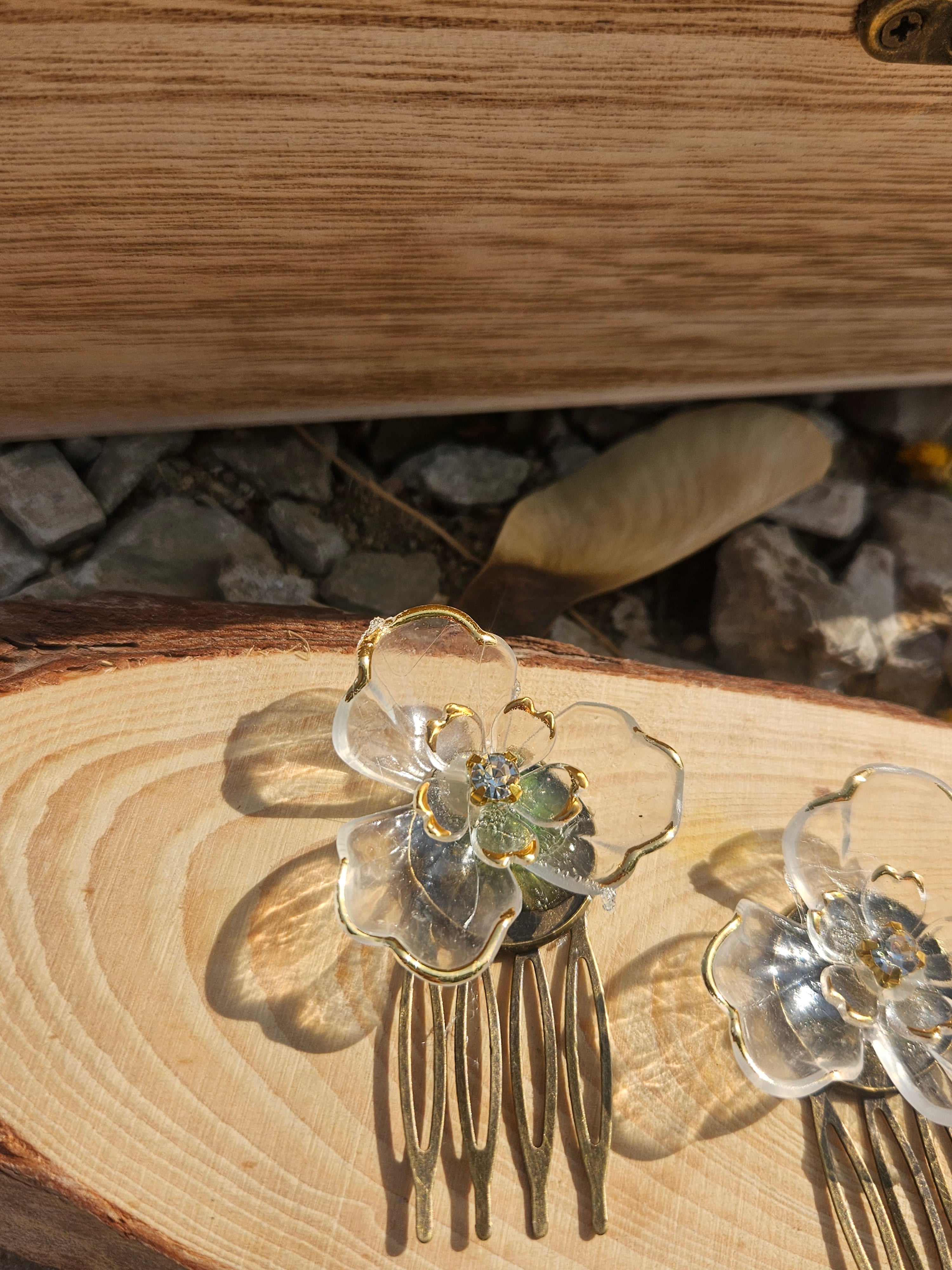 Pendientes Flor Invisible