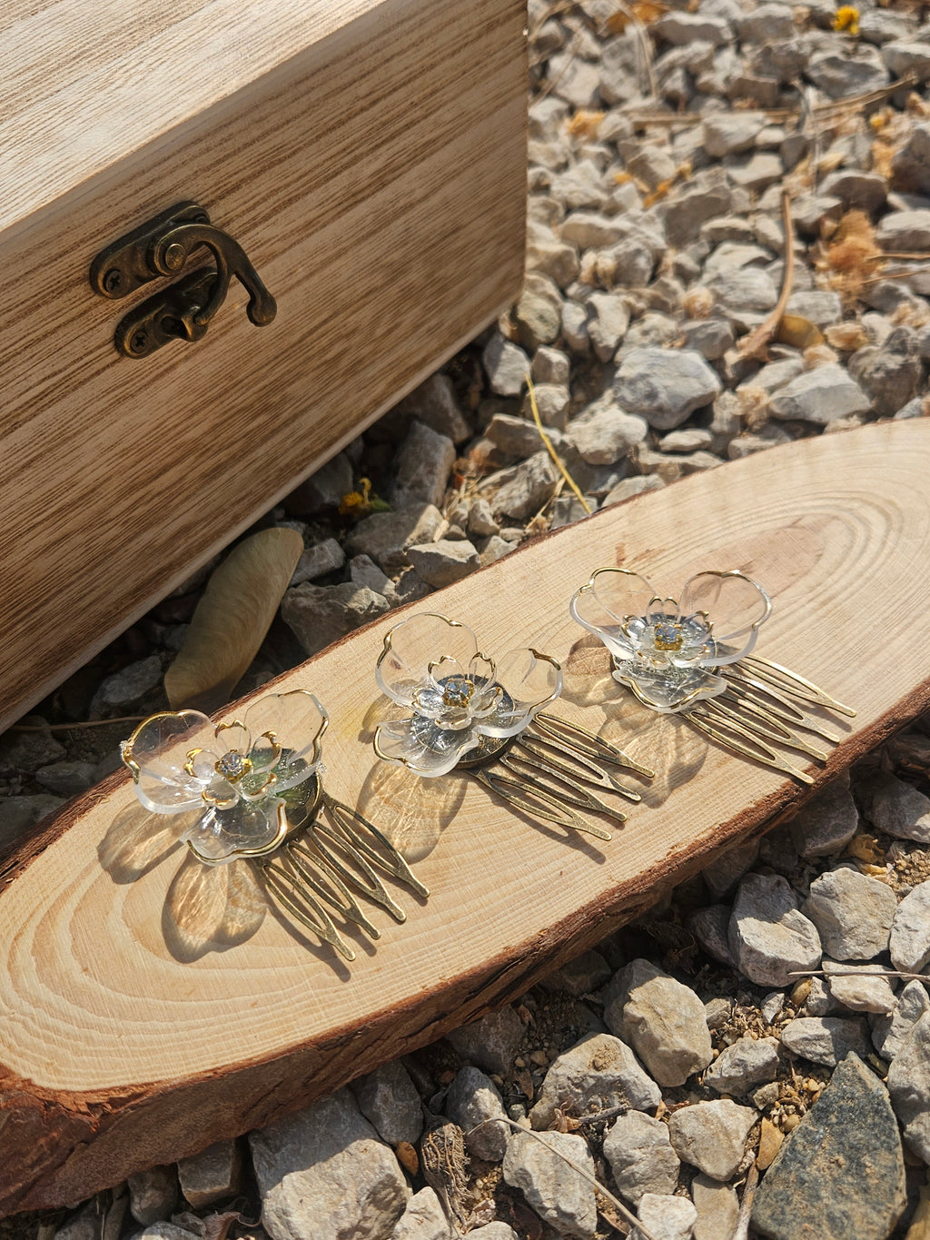 Pendientes Flor Invisible