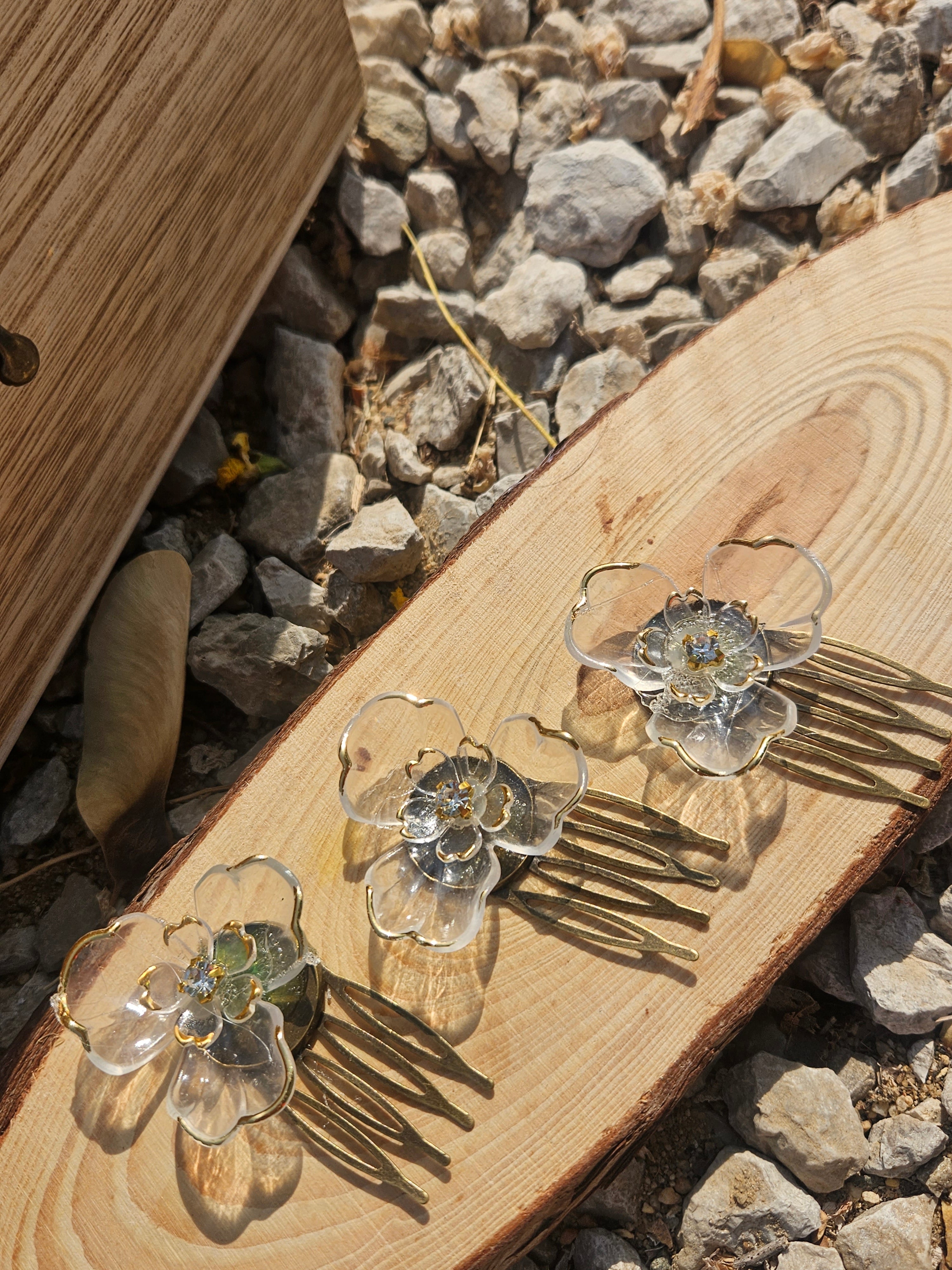 Pendientes Flor Invisible