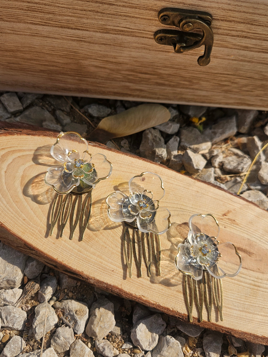 Pendientes Flor Invisible