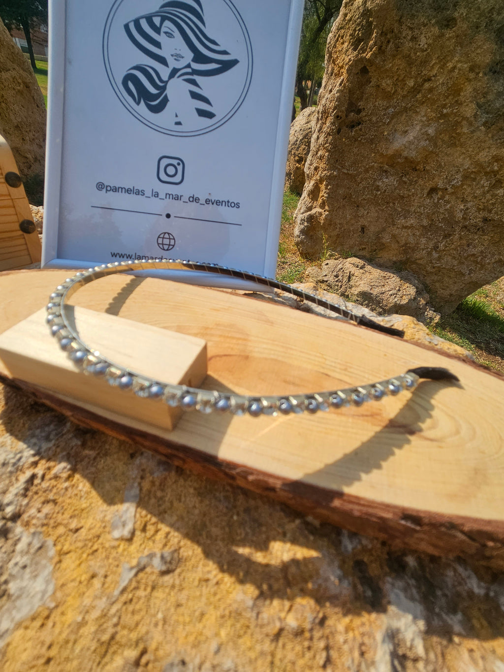 Diadema novia Paola