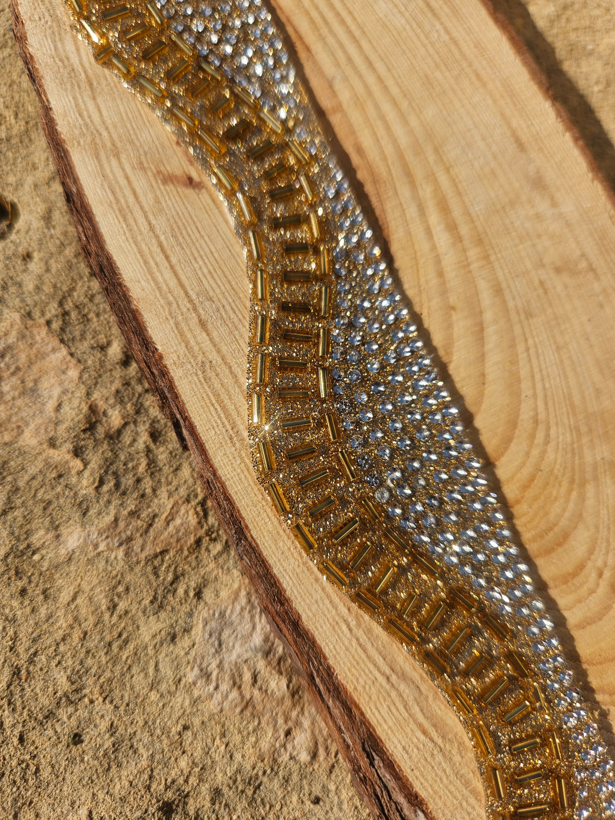 Choker oro y plata
