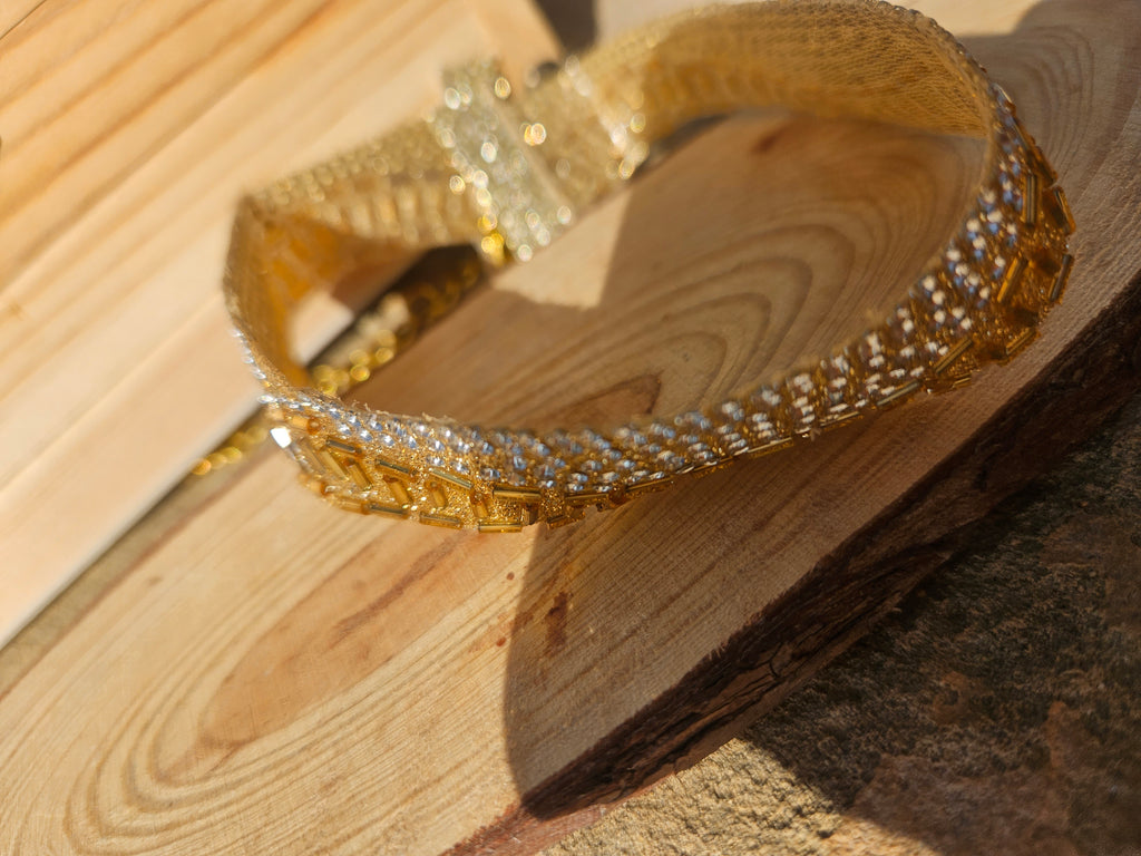 Choker oro y plata