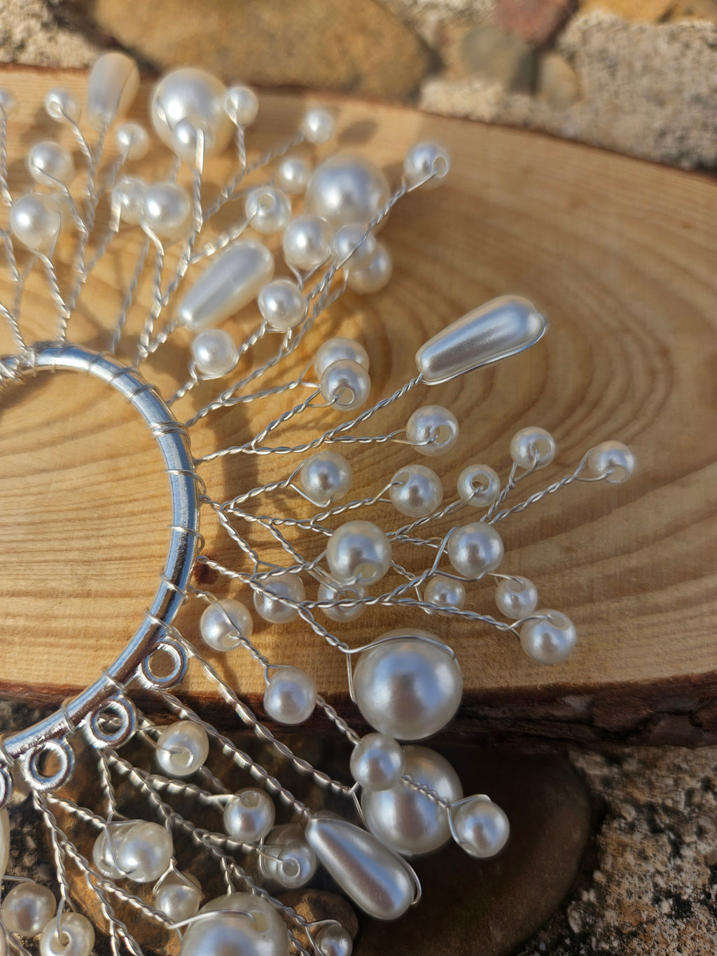 Ear Cuff Lluvia de perlas