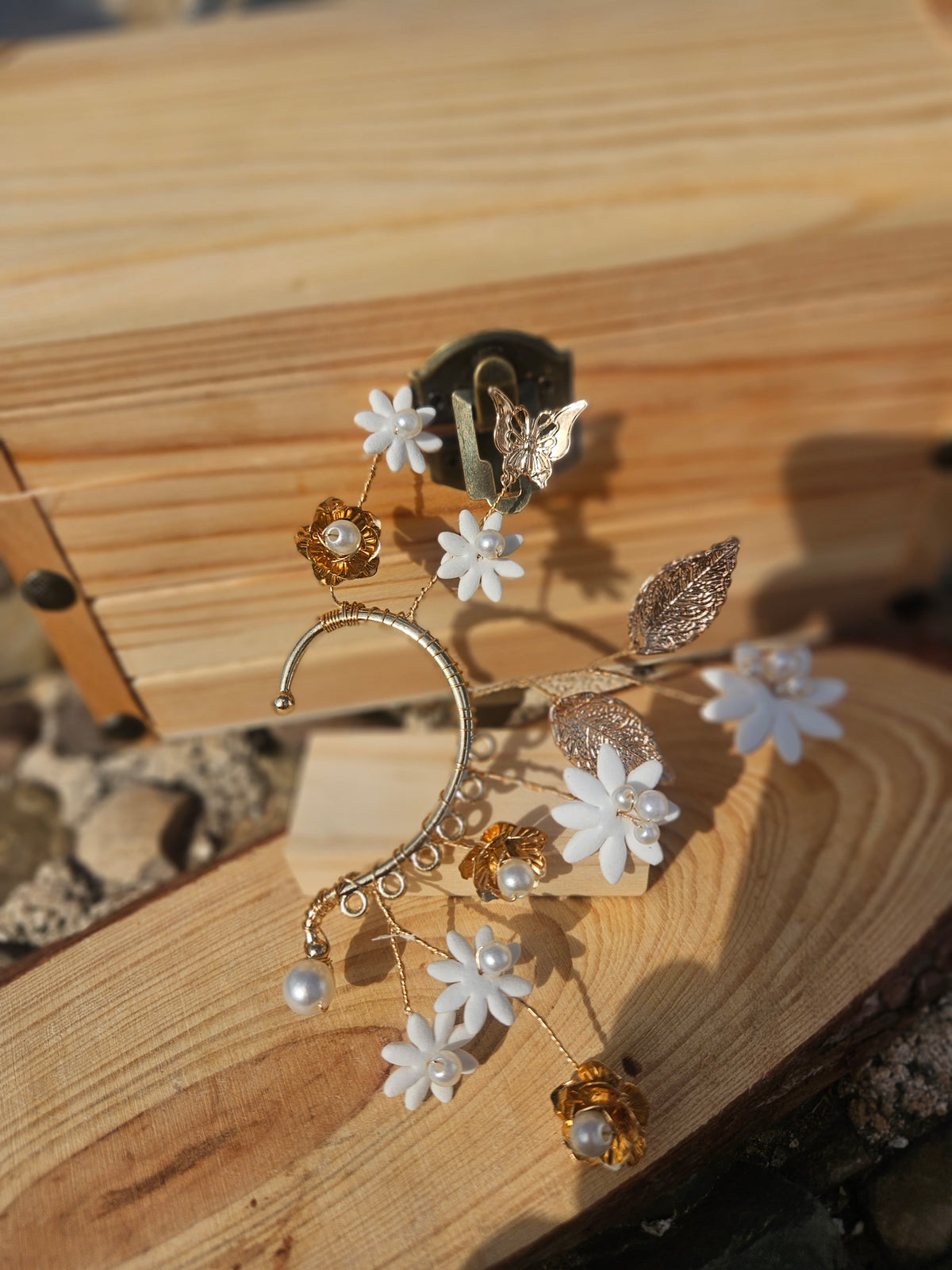 Ear Cuff Jardín Dorado