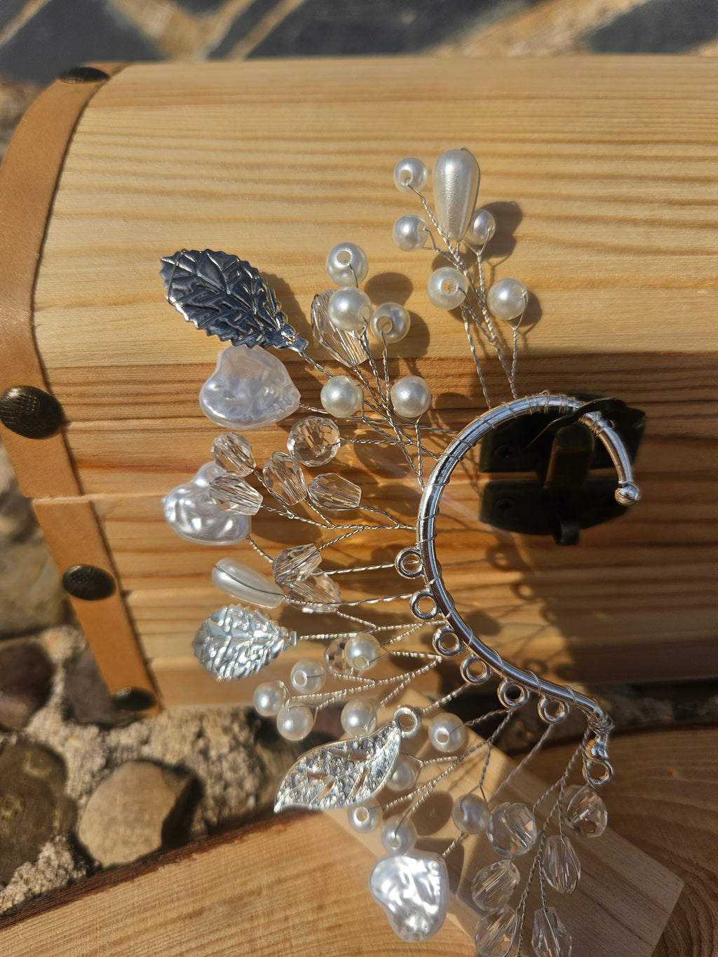 Ear Cuff tocado Bosque de Plata