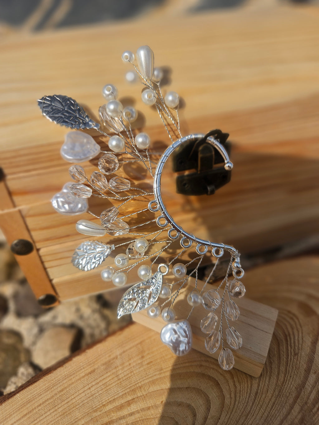 Ear Cuff tocado Bosque de Plata
