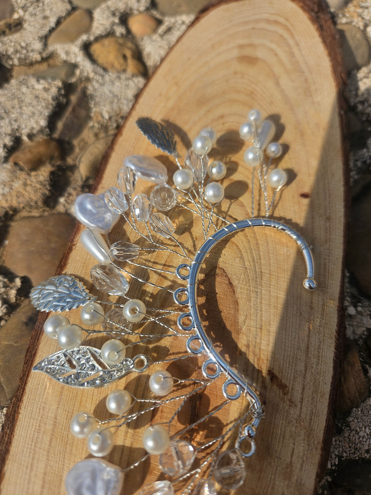 Ear Cuff tocado Bosque de Plata