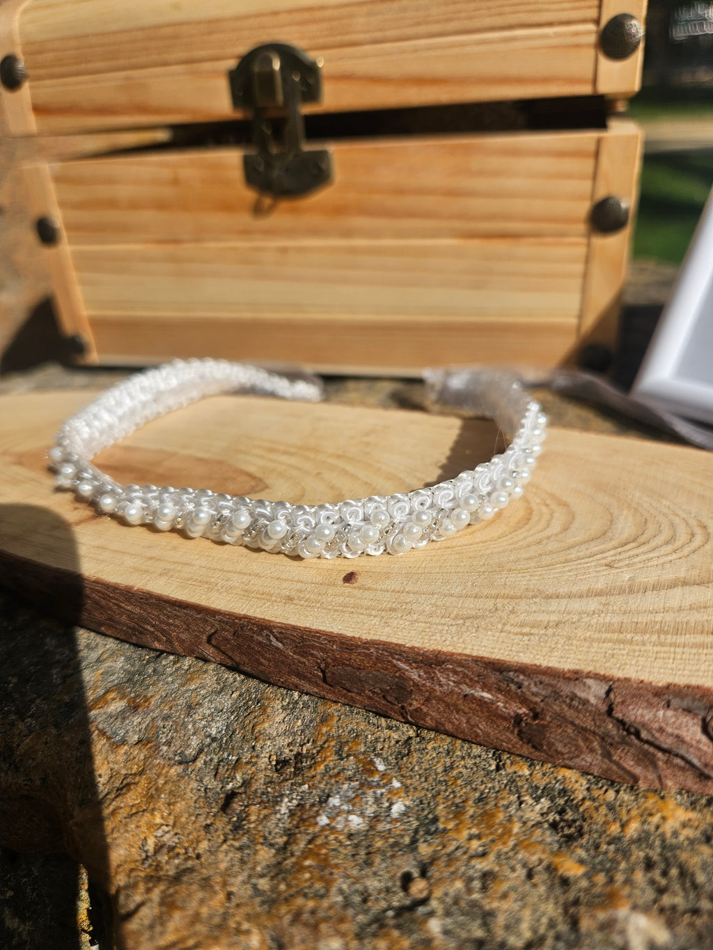 Choker Lumière de cuentas transparentes