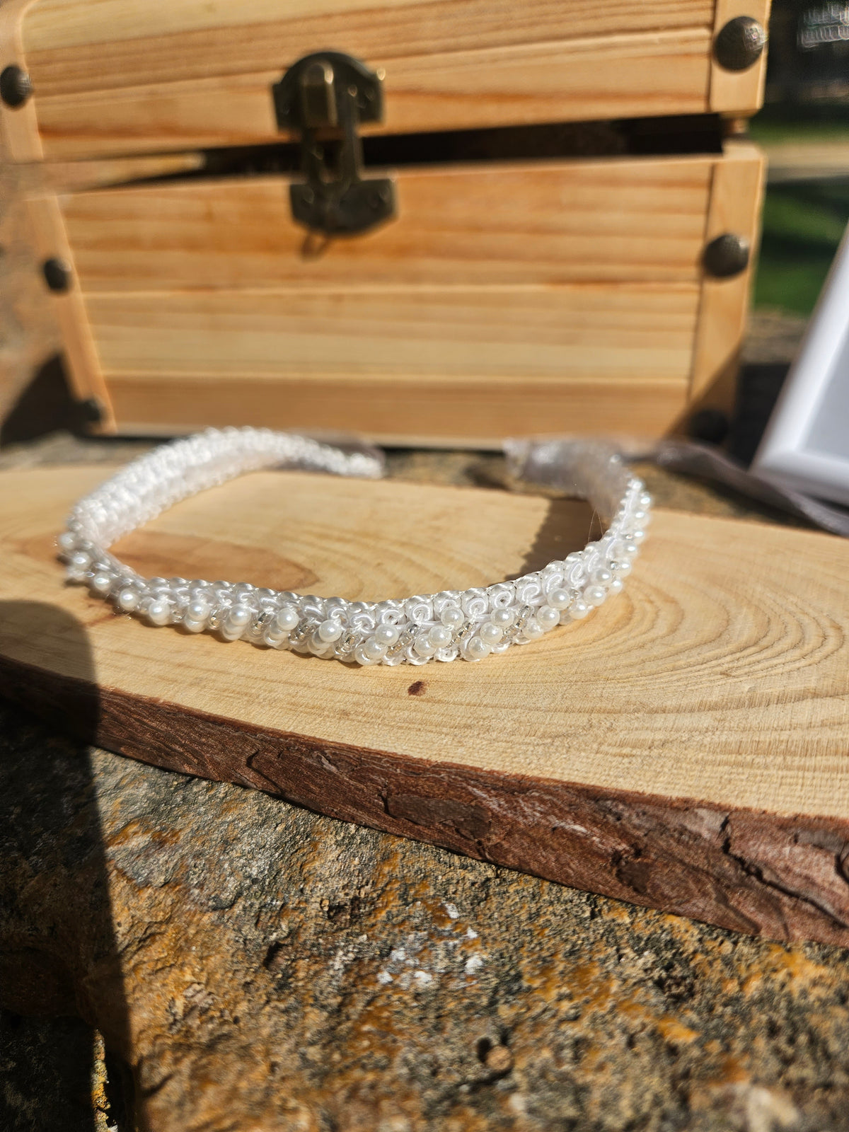 Choker Lumière de cuentas transparentes