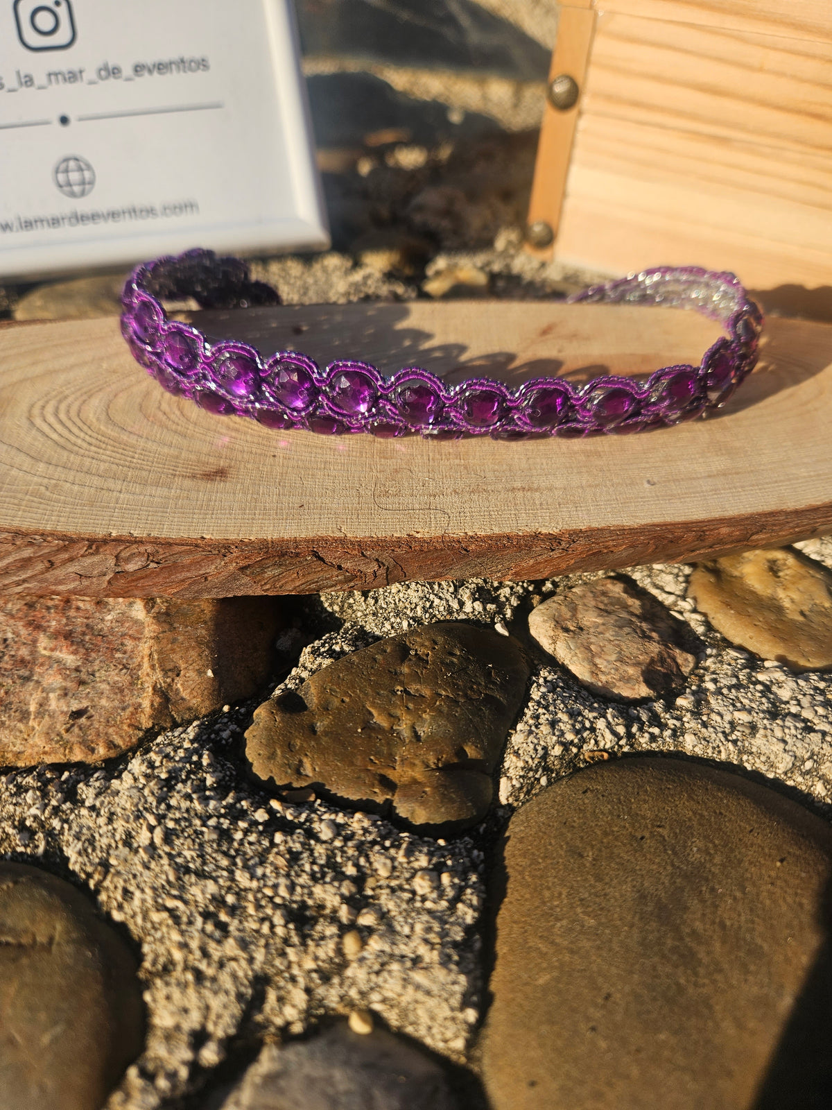 Choker Destellos Morados