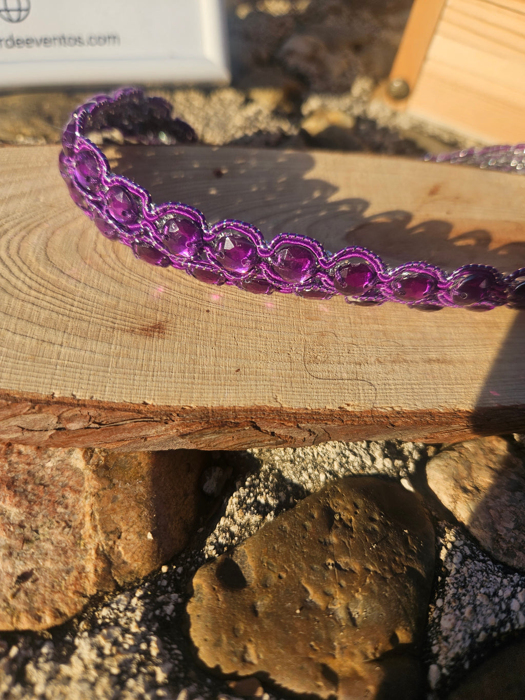 Choker Destellos Morados