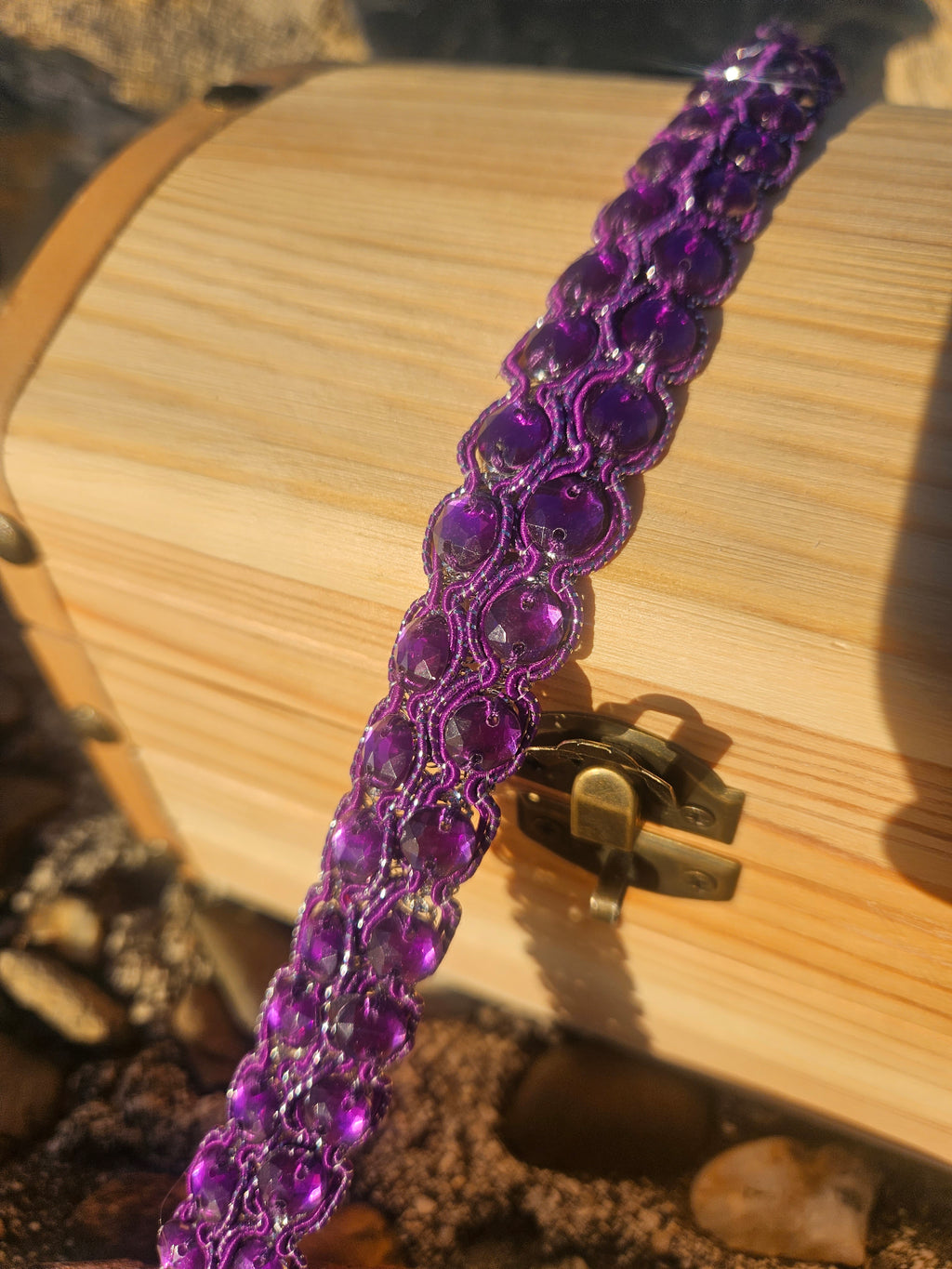 Choker Destellos Morados