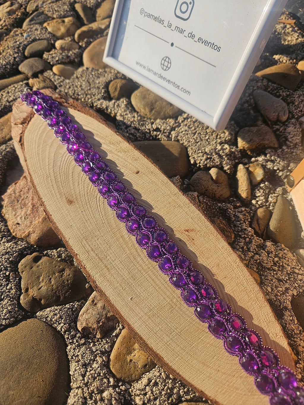 Choker Destellos Morados