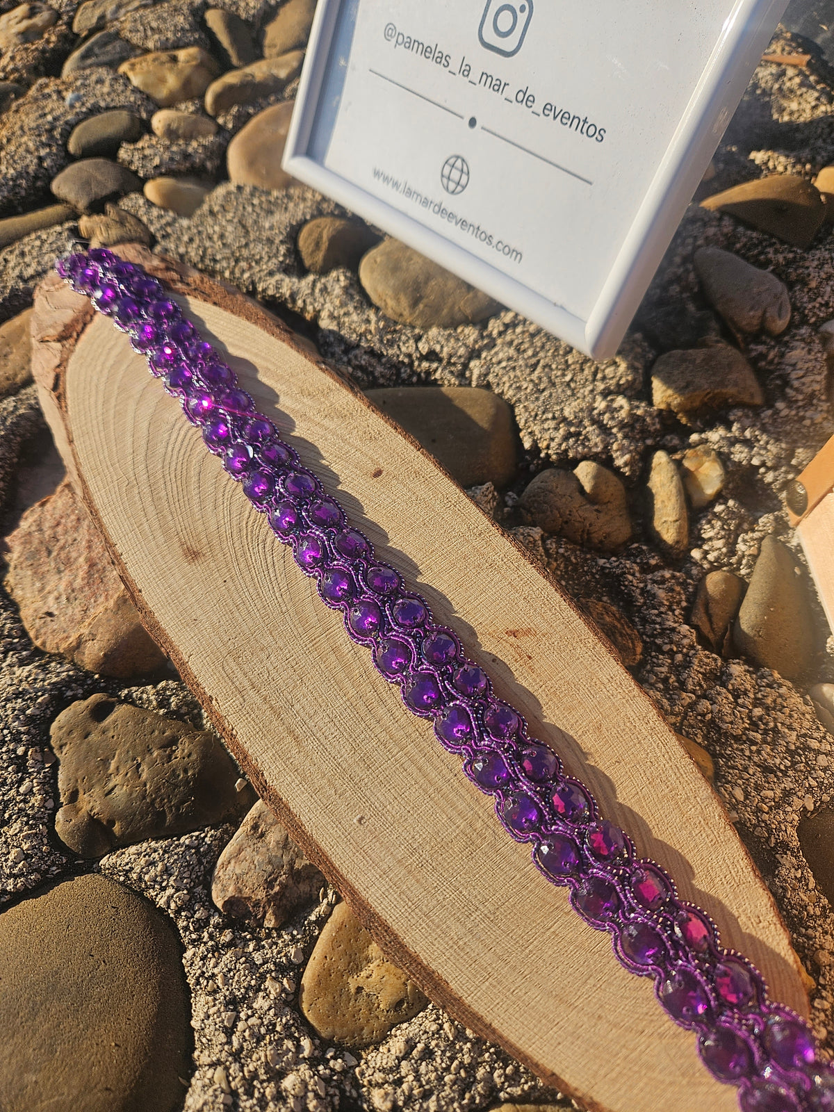 Choker Destellos Morados