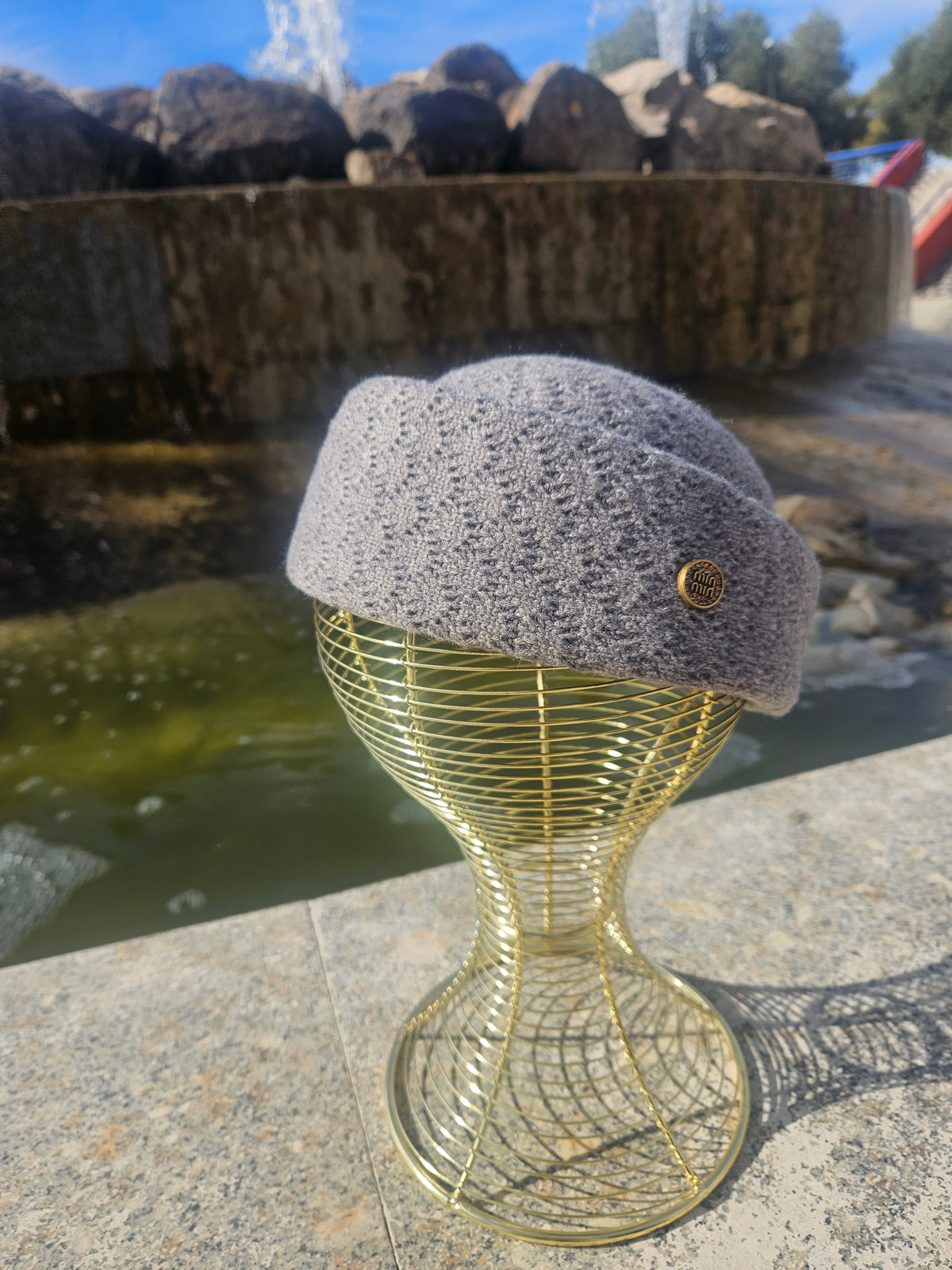 Gorro Chic París Gris