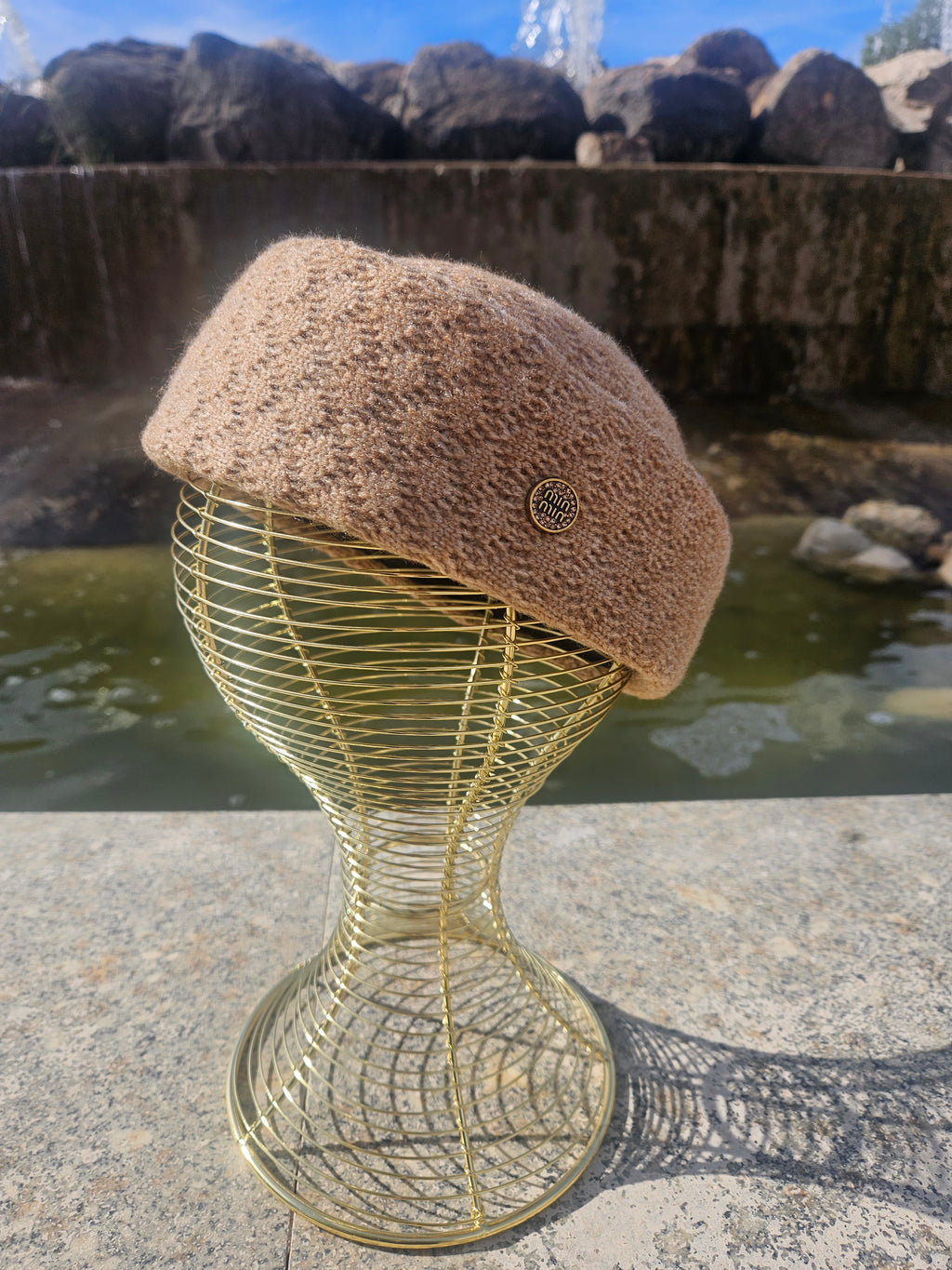 Casquete Chic París Camel
