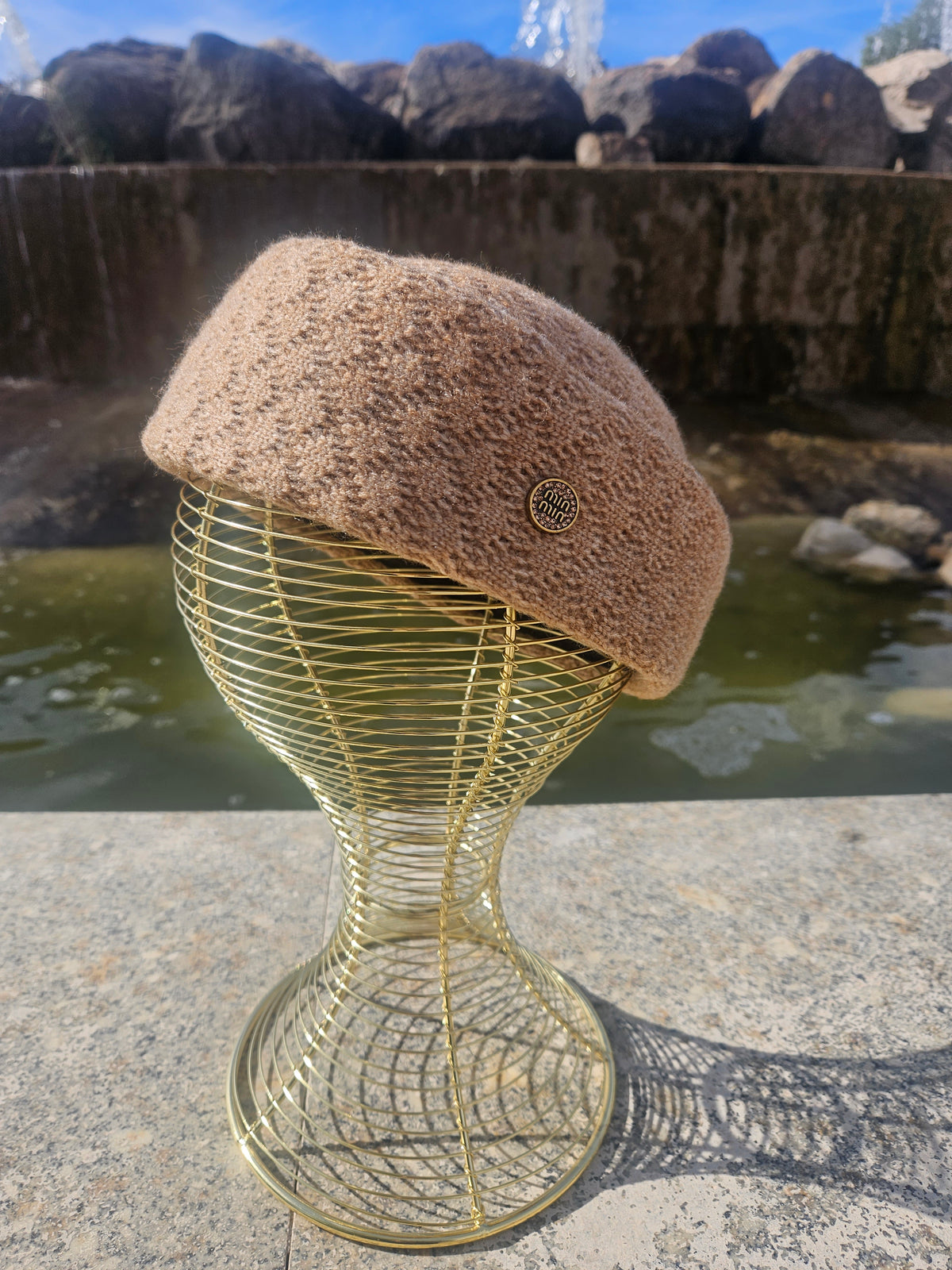 Casquete Chic París Camel