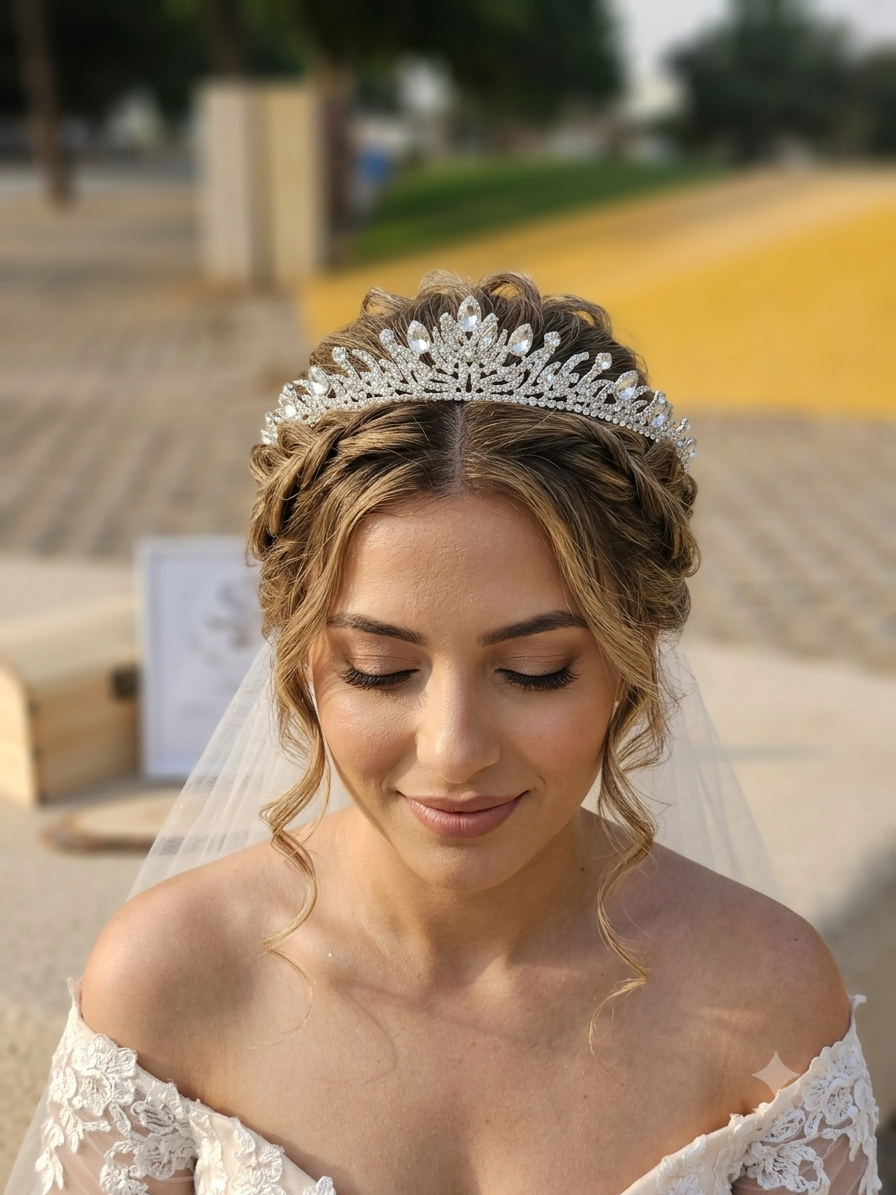 Diadema novia Amor