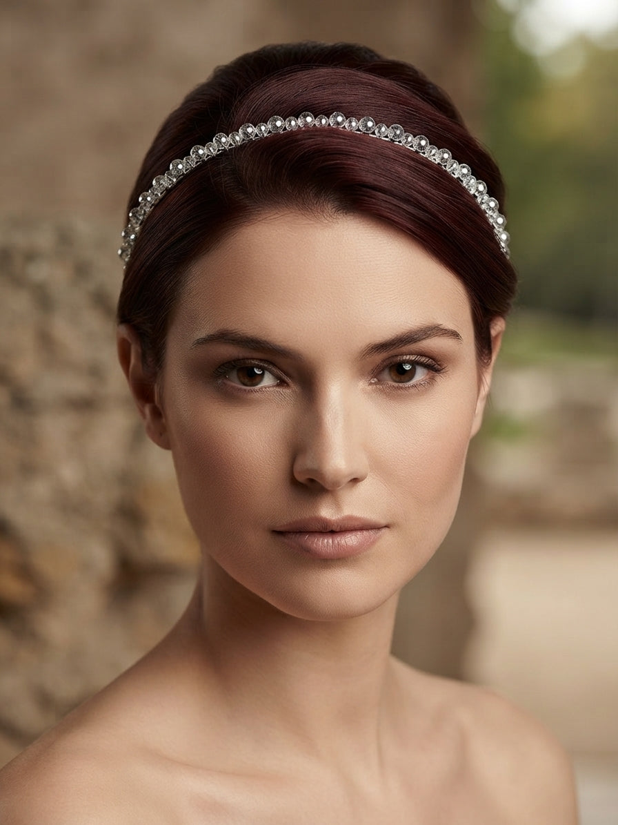 Diadema novia Paola