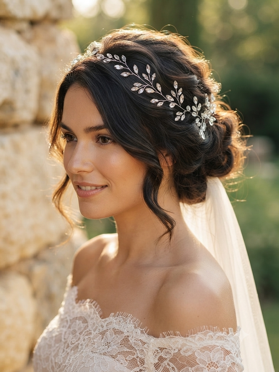 Tiara novia Aurora